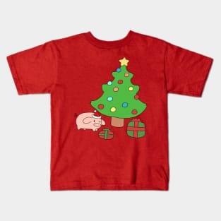 Christmas Piggy Kids T-Shirt